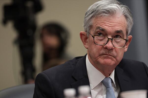 Federal Reserve Board Chairman Jerome Powell testifies during a hearing before the House Budget Committee in November.