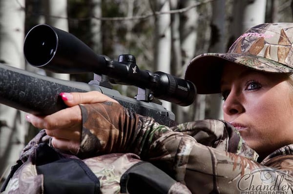  Celebrity hunting and shooting instructor Kristy Titus. Photo: Chandler Photography