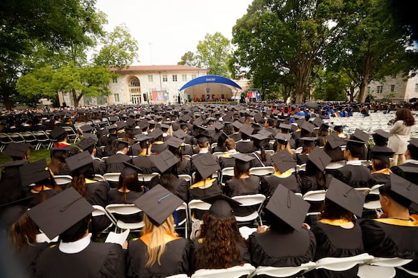 Last year's Emory University graduation.