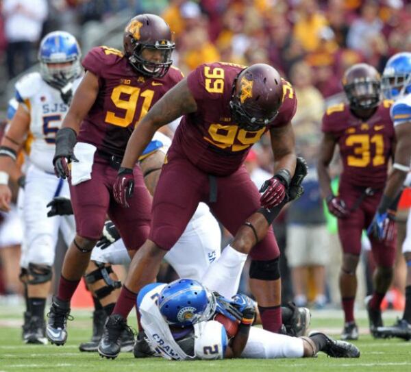 Minnesota defensive tackle Ra'Shede Hageman was a force in the Big Ten last season. (Photo Credit: GopherSports)