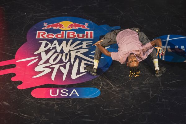 Battle dancer Don Soup competes at Red Bull Dance Your Style National Finals in Washington, D.C., on October 23, 2021.