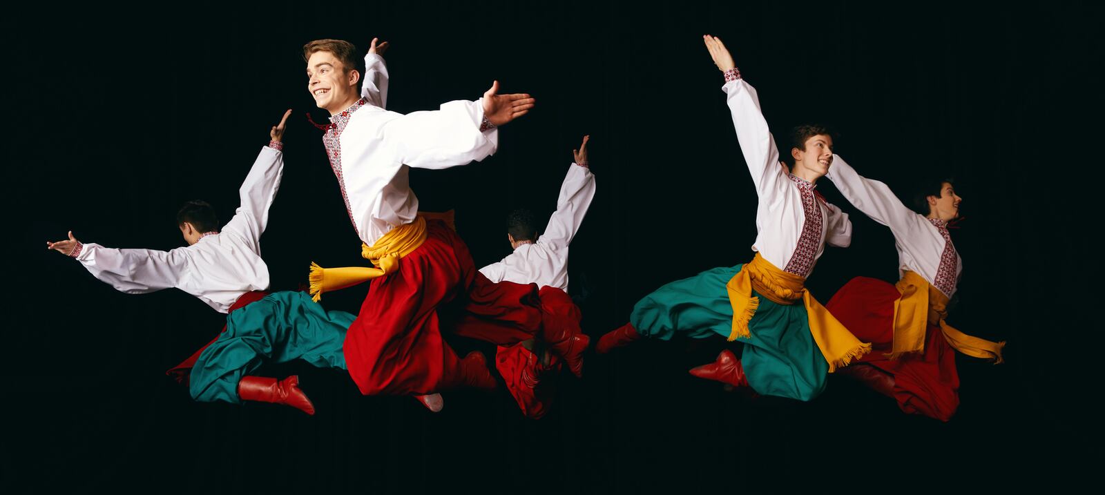 The National Ballet of Ukraine's U.S. tour includes the Ukrainian Shumka Dancers from Canada. They'll will perform traditional folk dances. Courtesy of Ryan Parker Photography.