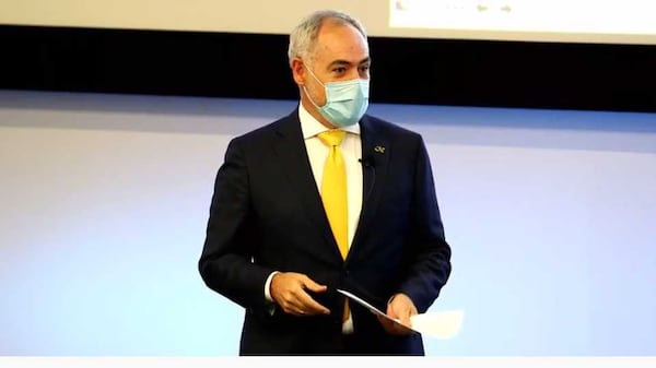 Georgia Tech President Angel Cabrera delivered an address on Sept. 22, 2020 offering his thoughts on the state of the institute. Cabrera completed is in his second year as its president.