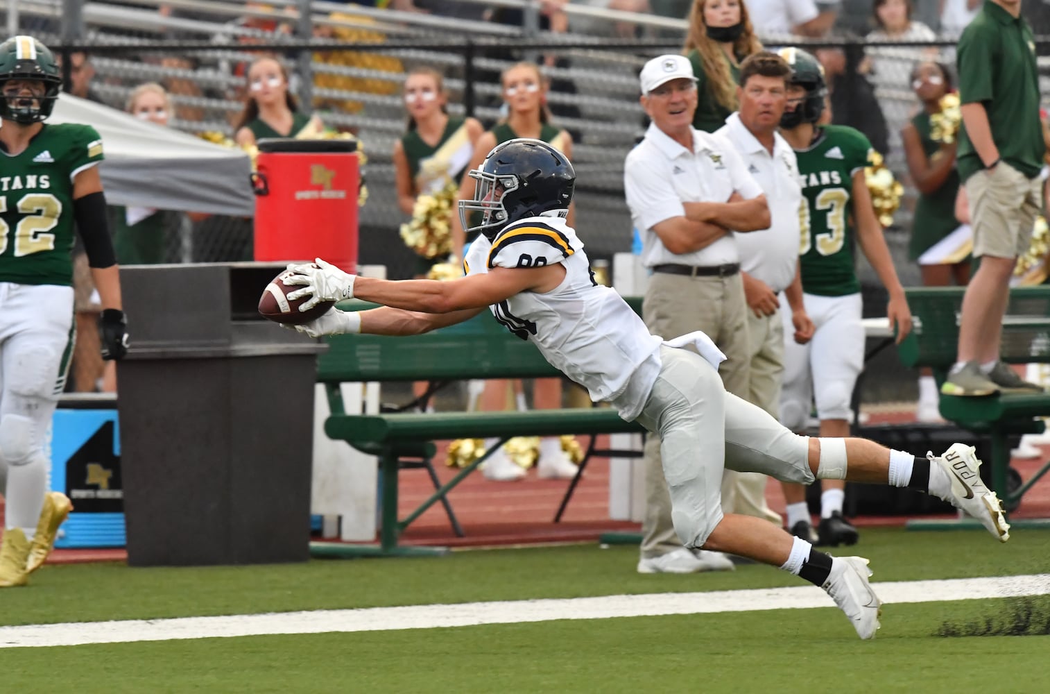 high school football: Marist at Blessed Trinity