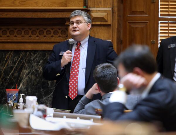 A lobbyist at the Georgia Capital has accused Sen. David Shafer, R-Duluth, of sexual harrassment. Shafer has denied the charges. (JASON GETZ / JGETZ@AJC.COM)