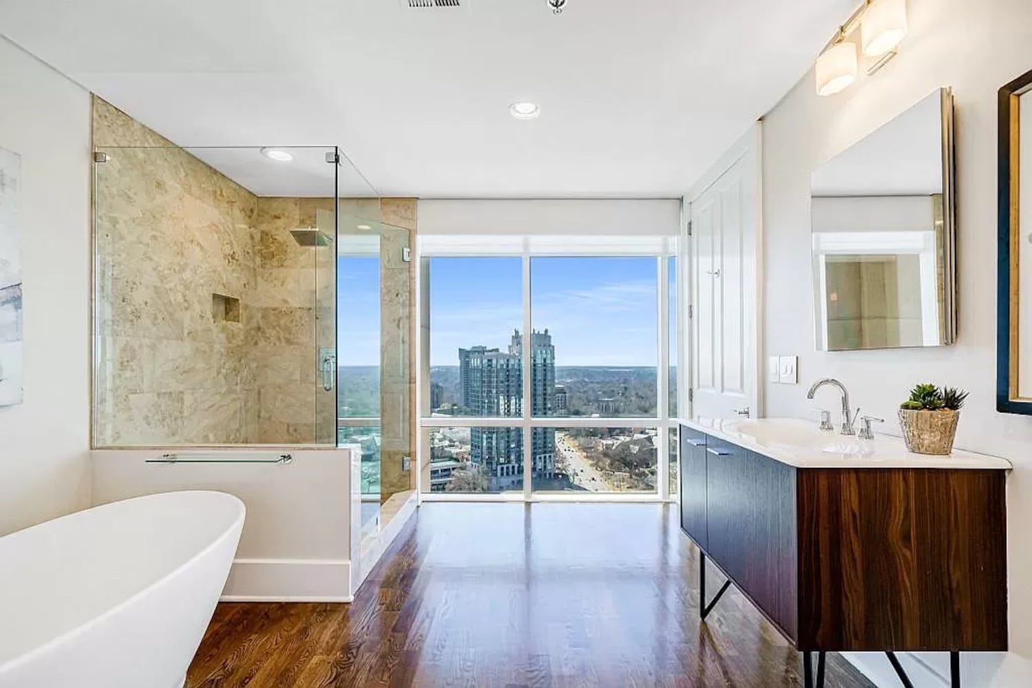 This $1.49 million Buckhead penthouse offers views of Atlanta’s skyline