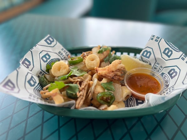 Fried "calamari" at Breaker Breaker is a vegetarian dish made with hearts of palm. Courtesy of Breaker Breaker