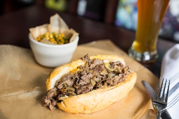 South Philly Special featuring rib-eye steak, Cheese Whiz and grilled onions. Photo credit: Tomas Espinoza.