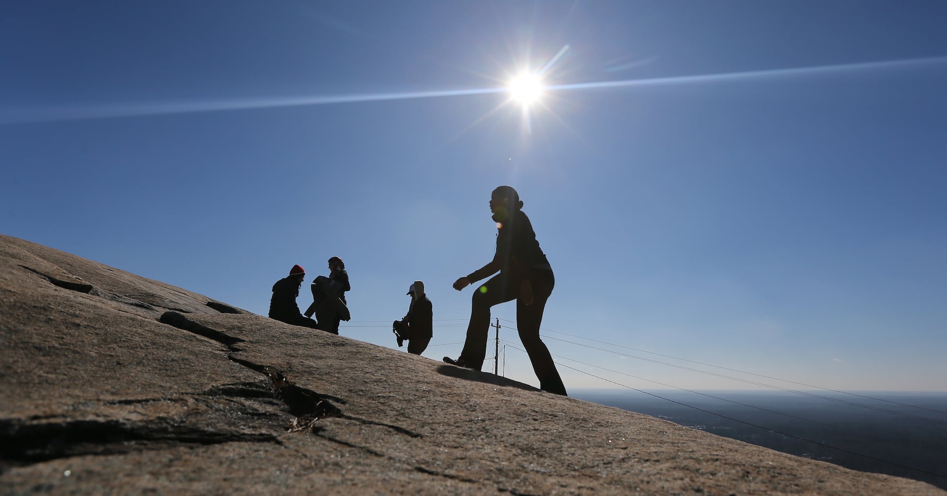 MLK volunteer at Stone Mountain