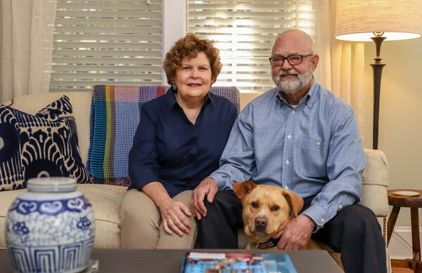 Liefje "Liefy" and George Smith bought their 1930 bungalow in Decatur in 1993, when their children, Ben and Sacha, were teenagers. They now live there with their dog, Rudder. Liefje is an artist and George is a retired facilities director for the Navy.