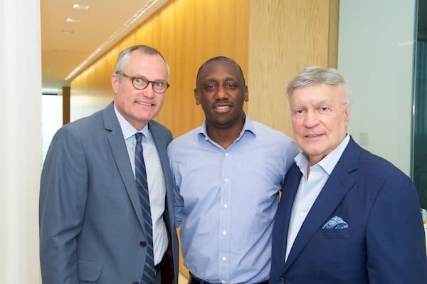 Lt. Gov. Casey Cagle, from left, Chaka Zulu and Don Perry at the Best Cellars kickoff. Photo: Kimberly Evans