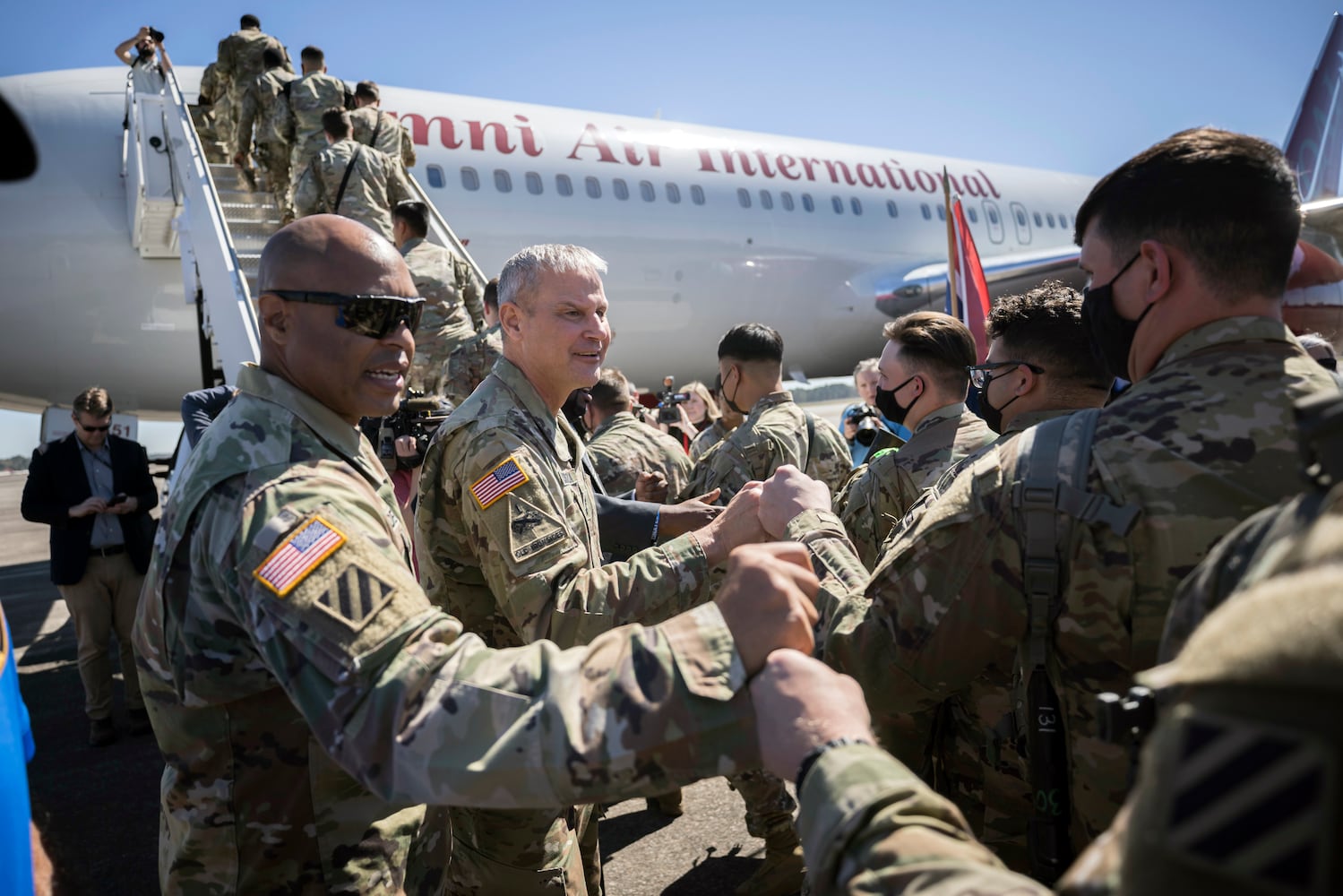 Third Infantry Divison Soldiers Deploy