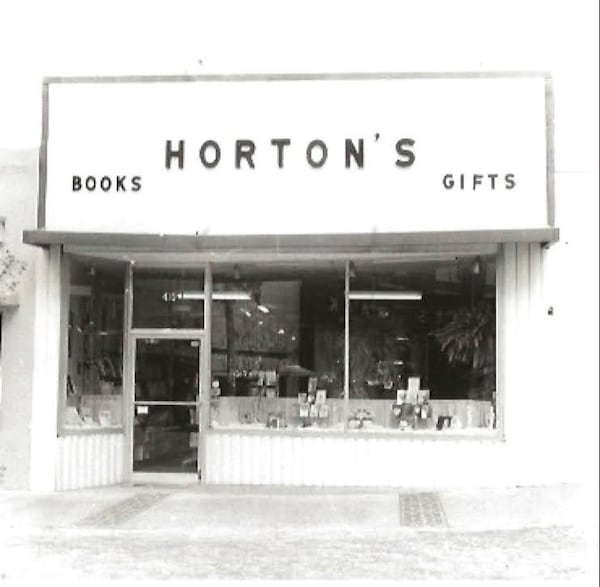 The Horton's Books & Gifts storefront has changed its appearance over the years. Photo: Courtesy of Horton's Books & Gifts