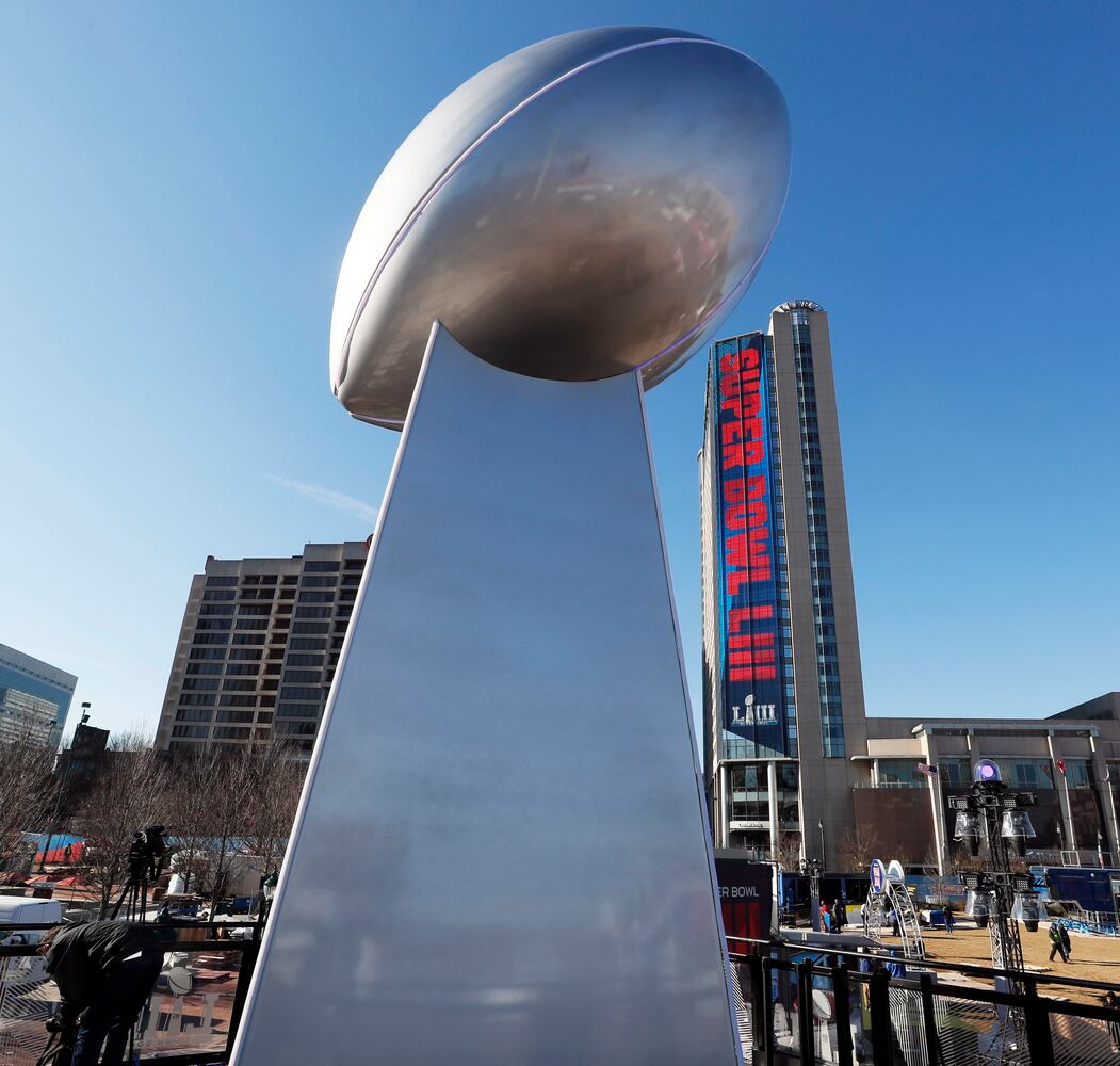 Photos: Setting up the Super Bowl Experience in Atlanta