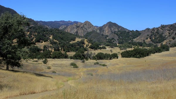 Malibu Creek State Park near Calabasas, California, is pictured on July 1, 2018. Los Angeles County sheriff's detectives are investigating the slaying of Tristan Thomas Beaudette, 35, of Irvine, who was shot to death June 22 as he camped with his two young daughters.