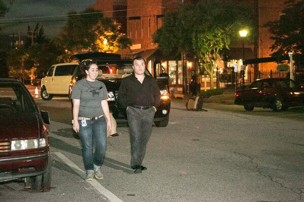 Jack Black, who stars as R.L. Stine in "Goosebumps," on the set in Madison. Photo: Brandy Angel Photography