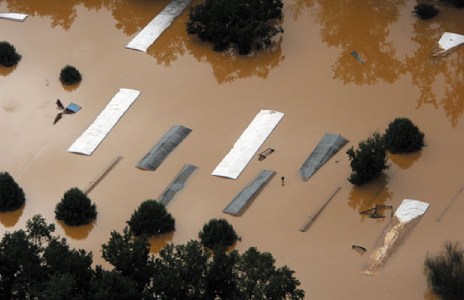 Atlanta flooding: Aerial photos