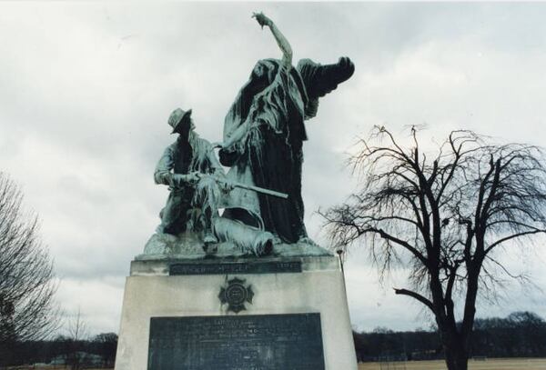 Atlanta Peace Monument (1991 file photo by Louie Favorite / File photo via AJC Archive at GSU Library AJCP282-038e)