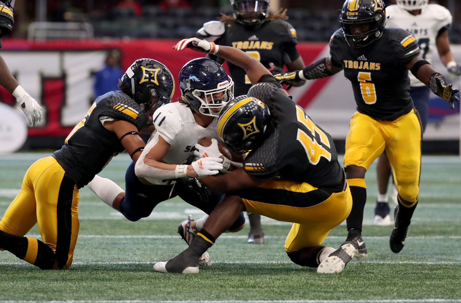 Photos: Day 1 of HS state title games at Mercedes-Benz Stadium