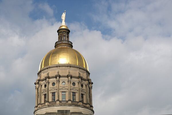 The Georgia State Capitol in Atlanta. (Jason Getz/The Atlanta Journal-Constitution)