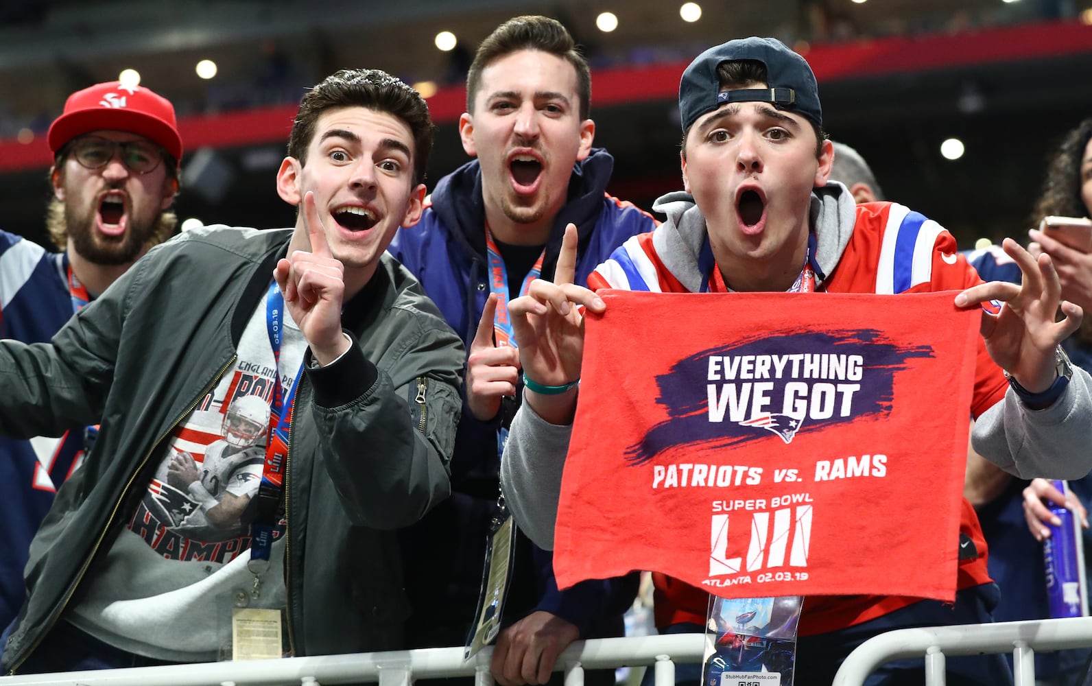 Photos: The Super Bowl scene inside Mercedes-Benz Stadium