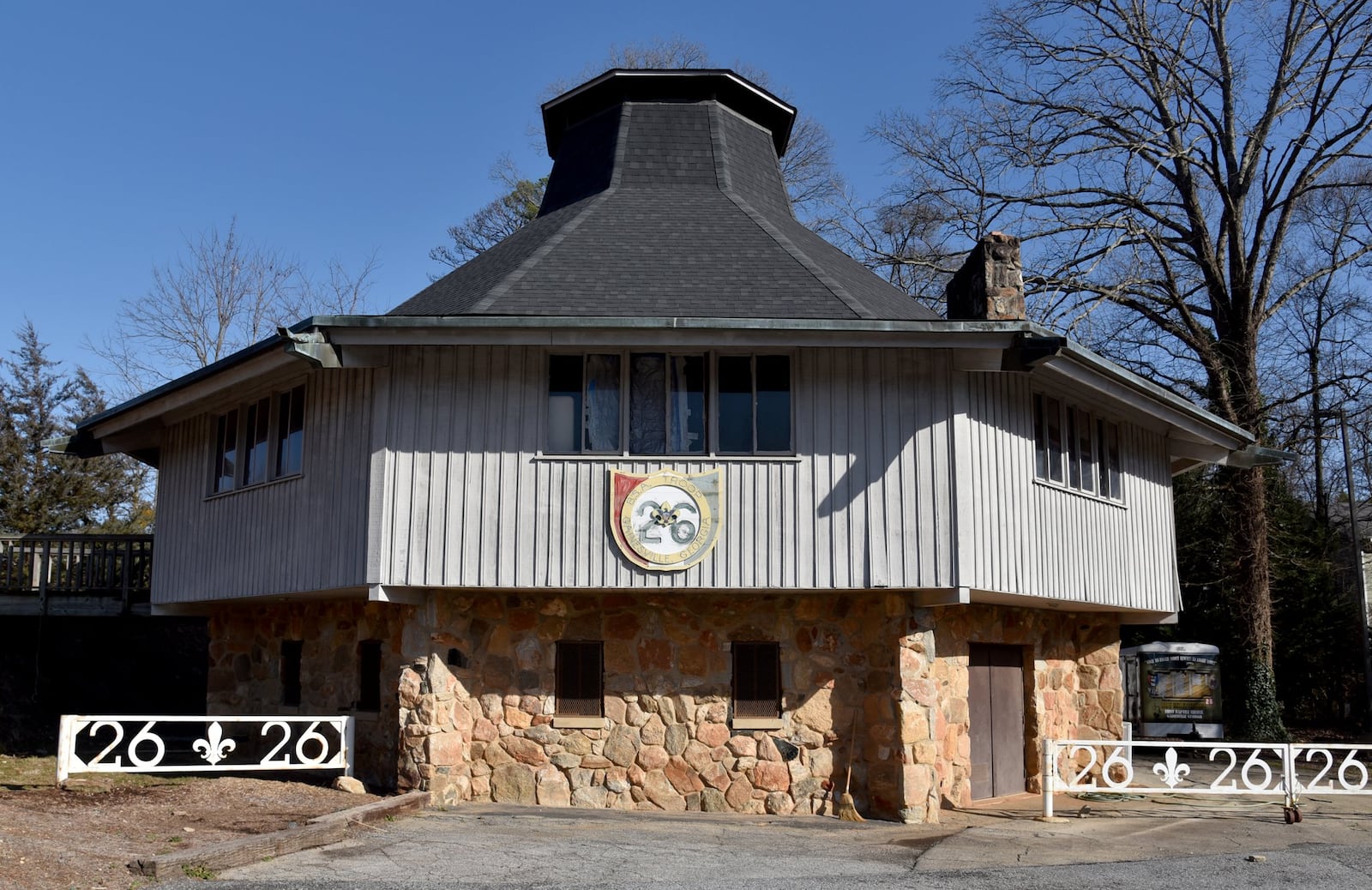 It was in this cabin, located behind First Baptist Church of Gainesville on the church grounds, where some of the abuse occurred. BRANT SANDERLIN/BSANDERLIN@AJC.COM