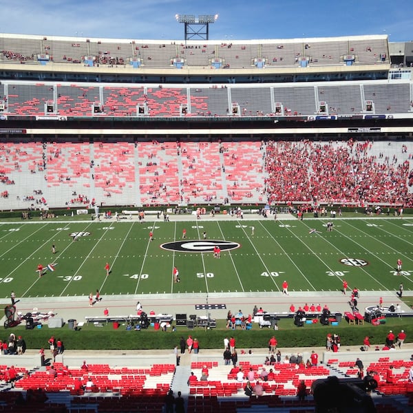 Sanford Stadium on a lovely October day. (M. Bradley)