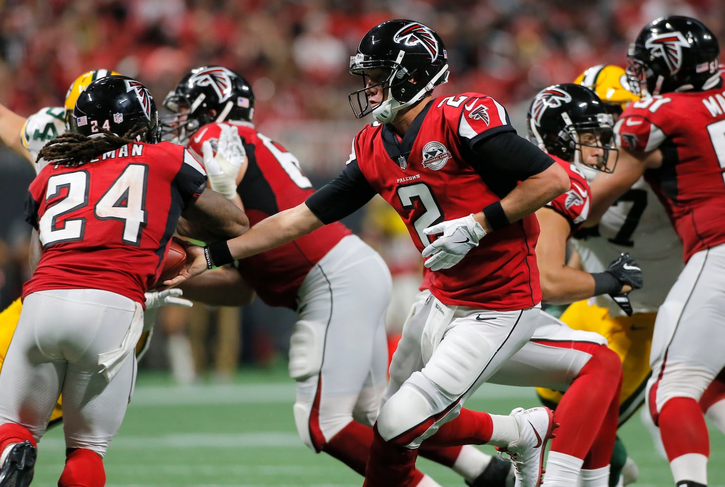 Photos: Falcons cruise to a win over the Packers