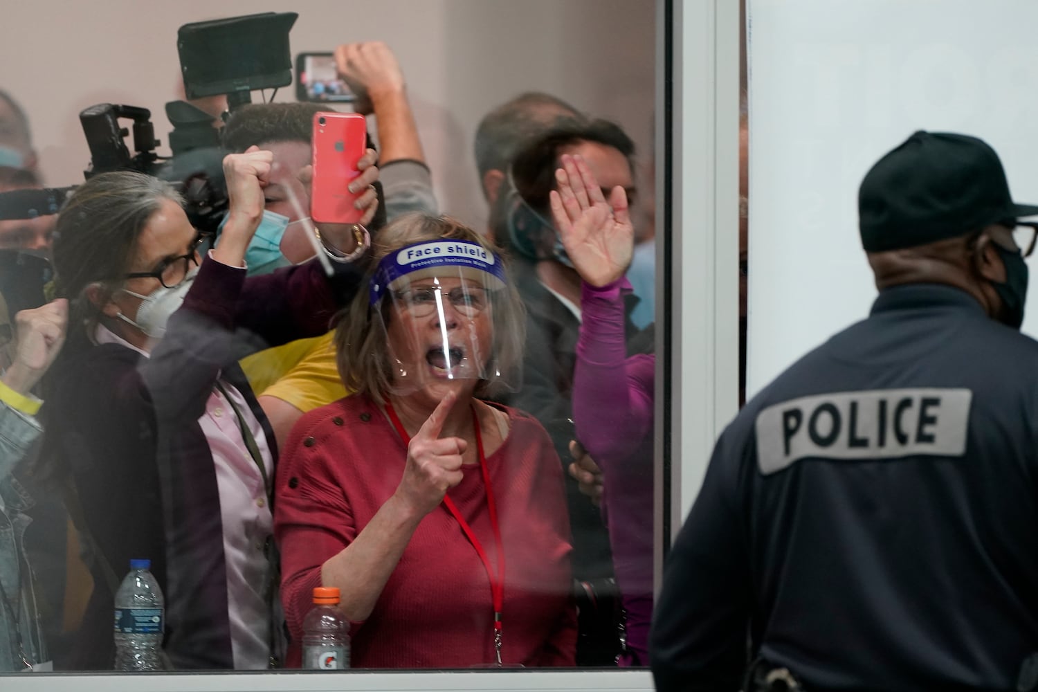 Photos: U.S. protests over vote counting while awaiting results