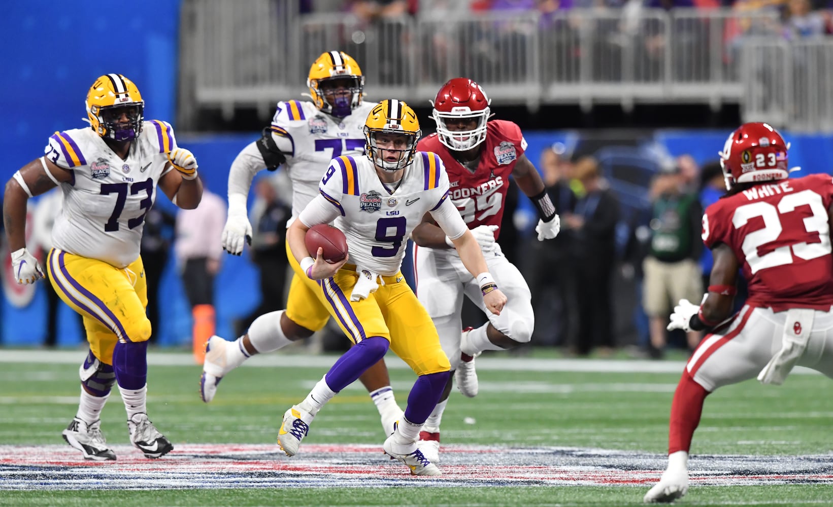 Photos: LSU, Oklahoma meet in Peach Bowl in Atlanta