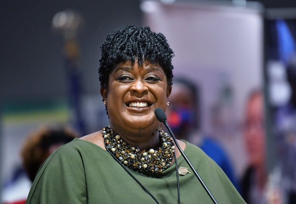 Atlanta Public Schools Superintendent Lisa Herring speaks at an Atlanta event in 2020. (AJC file photo)