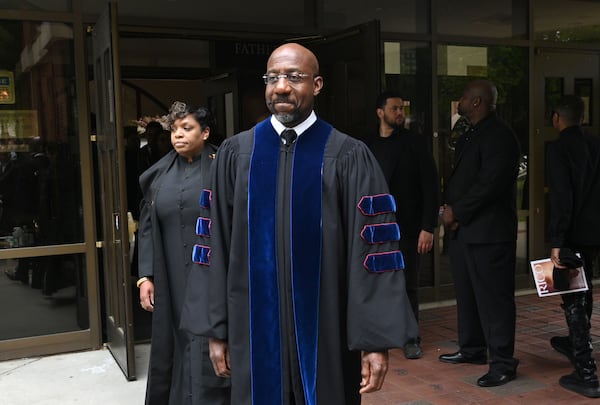 U.S. Sen. Raphael Warnock, D-Ga, is also the senior pastor at Ebenezer Baptist Church in Atlanta.