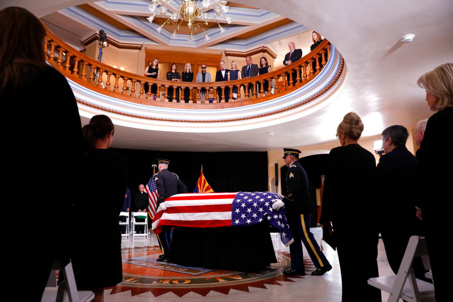 Photos: Sen. John McCain lies in state in Arizona Capitol