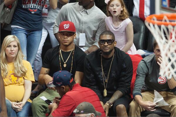 Usher's a fan. Photo: August Heim