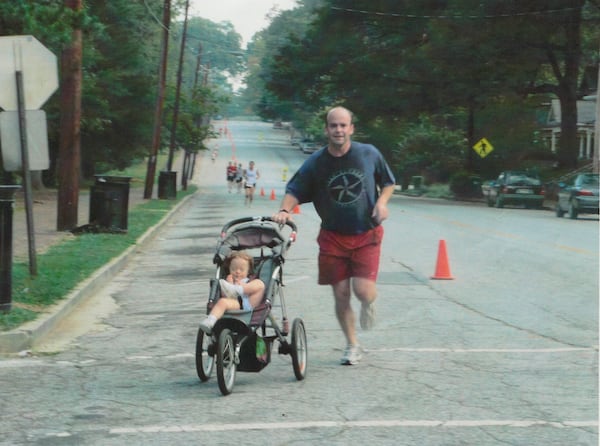 David Glass began running with Darden when she was about five years old. “She loved being with her dad, he loves being with her and having her as a running partner,” said mom Betsy Glass. (Contributed)