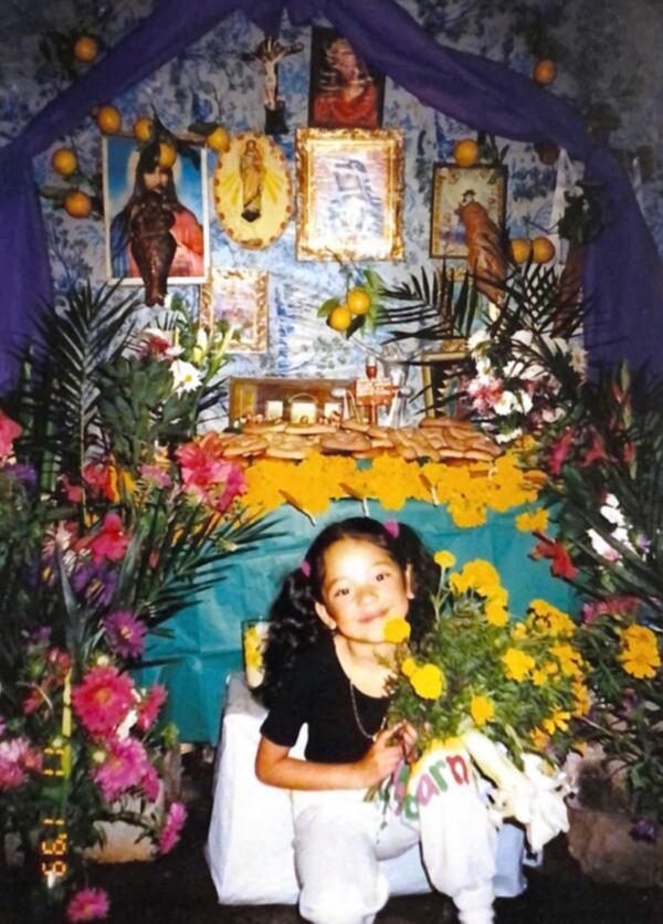 Jennifer Zenteno celebrates Día de los Muertos in Mexico as a child. She now hopes to pass on the tradition to her toddler.