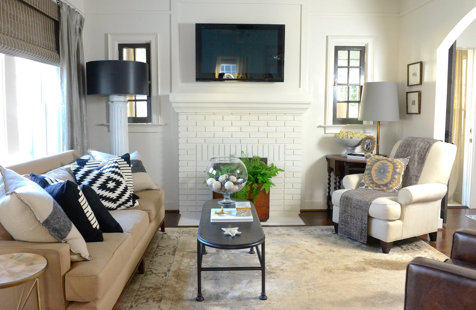 Smyrna bungalow from the 1920s freshened up with global chic