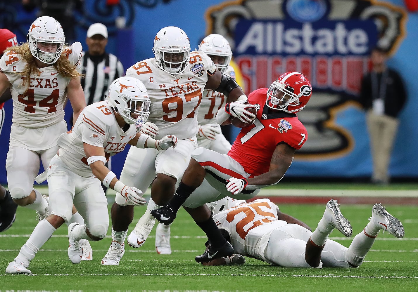 Photos: Georgia manhandled by Texas in the Sugar Bowl