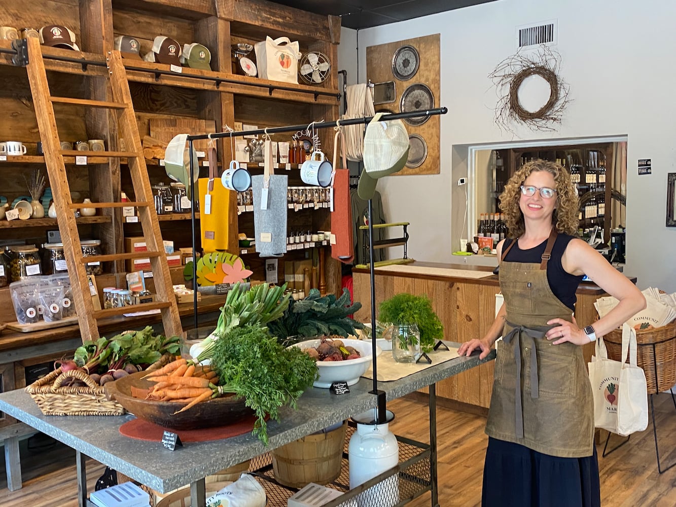 Community Roots Market owner Cindi Fetch