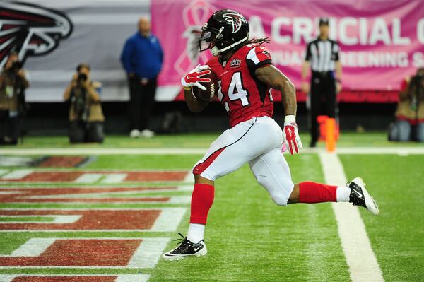 If you took this guy - Falcons Devonta Freeman, you may have had high fantasy football hopes. (Scott Cunningham/Getty Images)