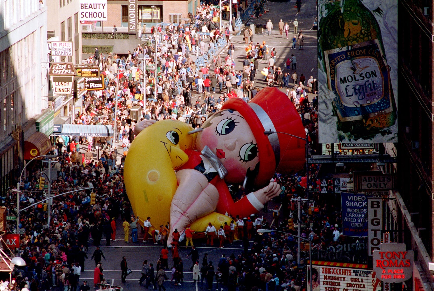 Macy's Thanksgiving Day Parade floats through the years