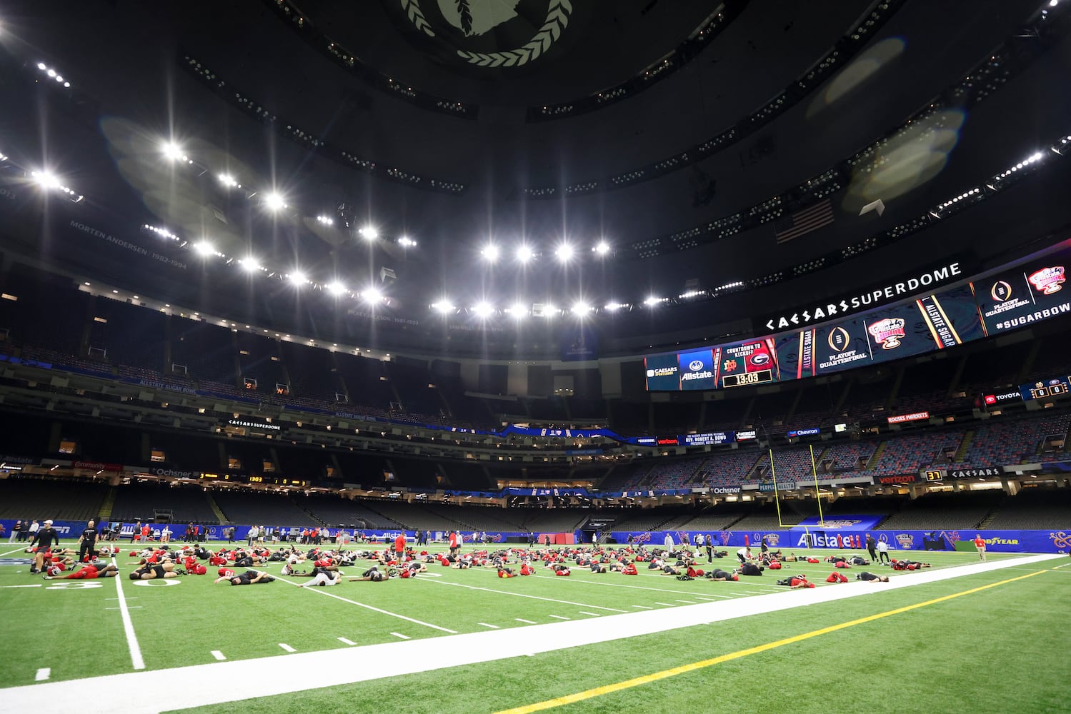 123024 uga sugar bowl practice