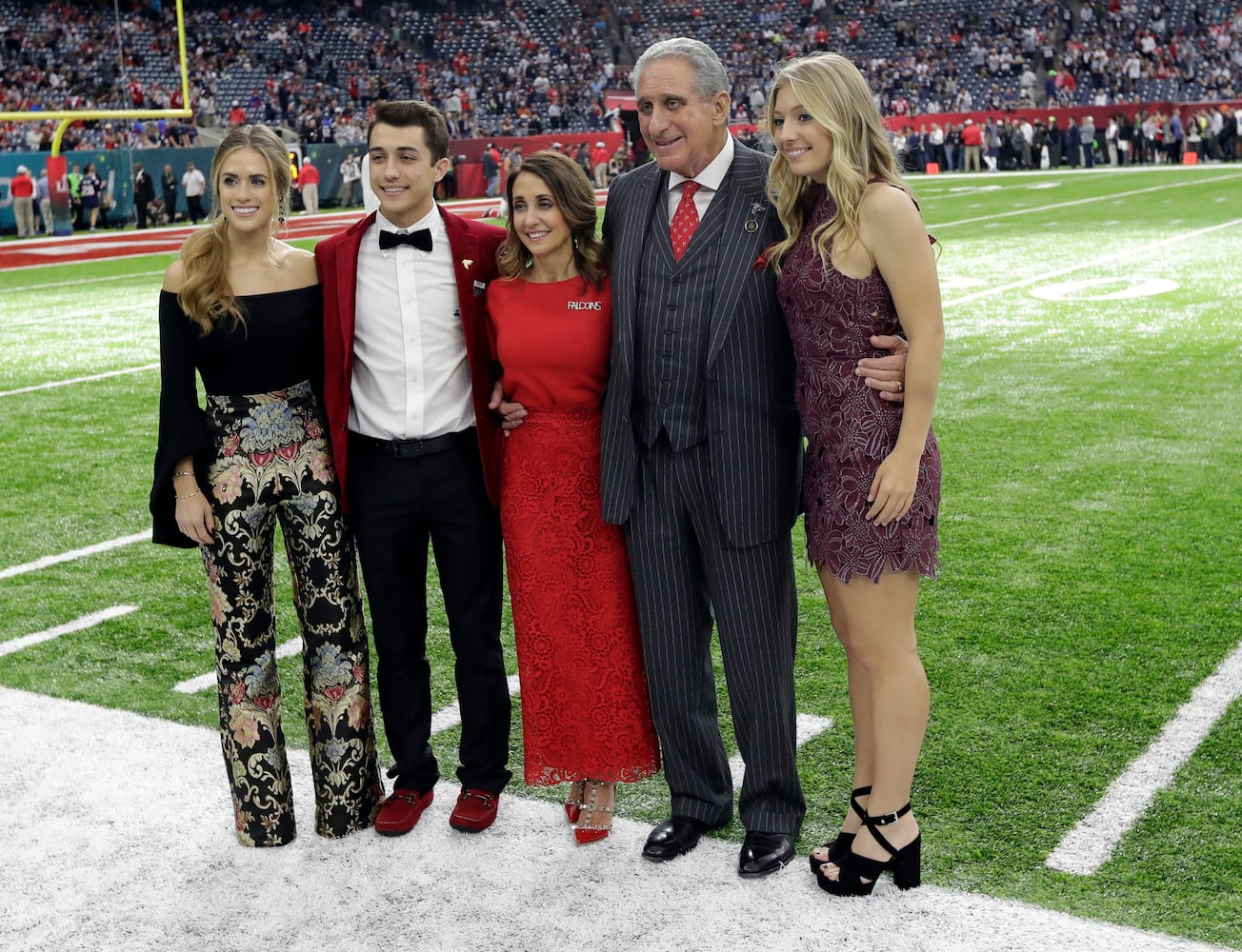 Photos: Arthur Blank and wife at Super Bowl