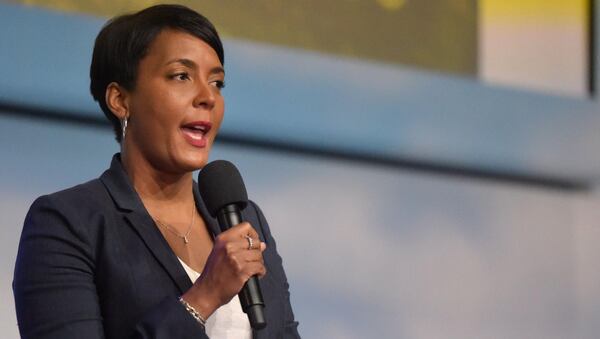 Atlanta Mayor Keisha Lance Bottoms will hold a public meeting Wednesday at 6 p.m. on the Gulch proposal. Jenna Eason / Jenna.Eason@coxinc.com