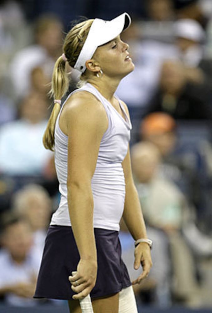 Melanie Oudin's quarterfinal U.S. Open match