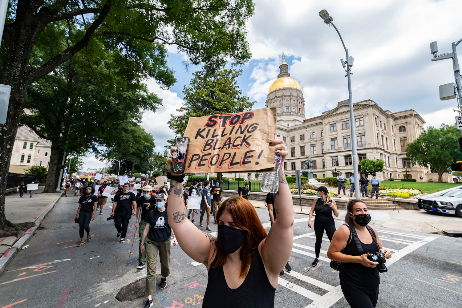 PHOTOS: Fourth day of protests in downtown Atlanta