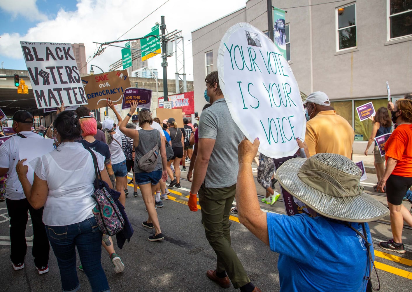 Voting rights march