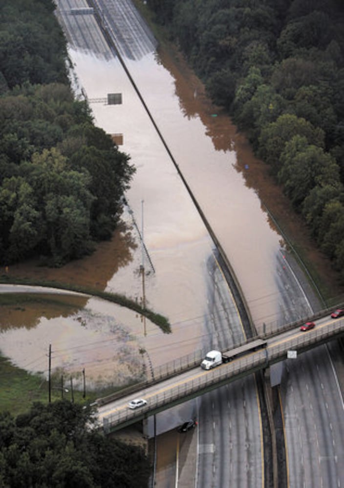 Atlanta flooding: Aerial photos