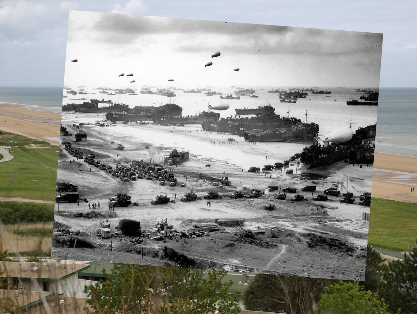 Photos: D-Day invasion then and now