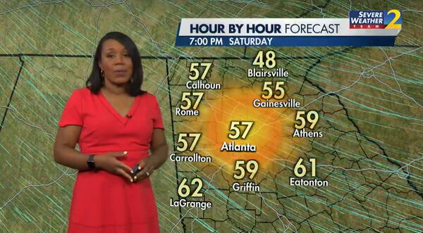 Channel 2 Action News meteorologist Eboni Deon gives a weekend weather forecast for metro Atlanta.